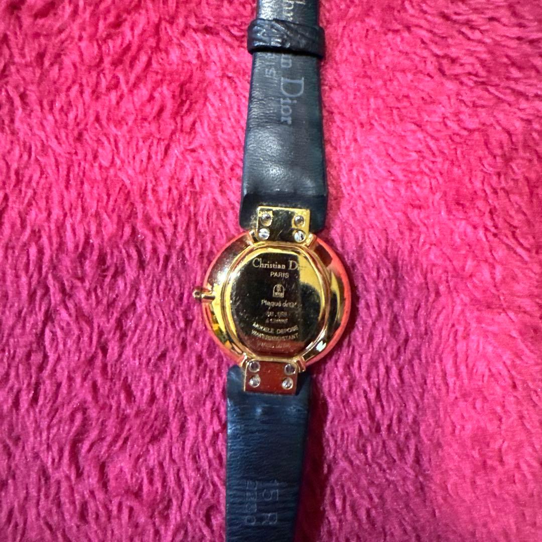 レディース腕時計　Christian Dior ブラックムーン