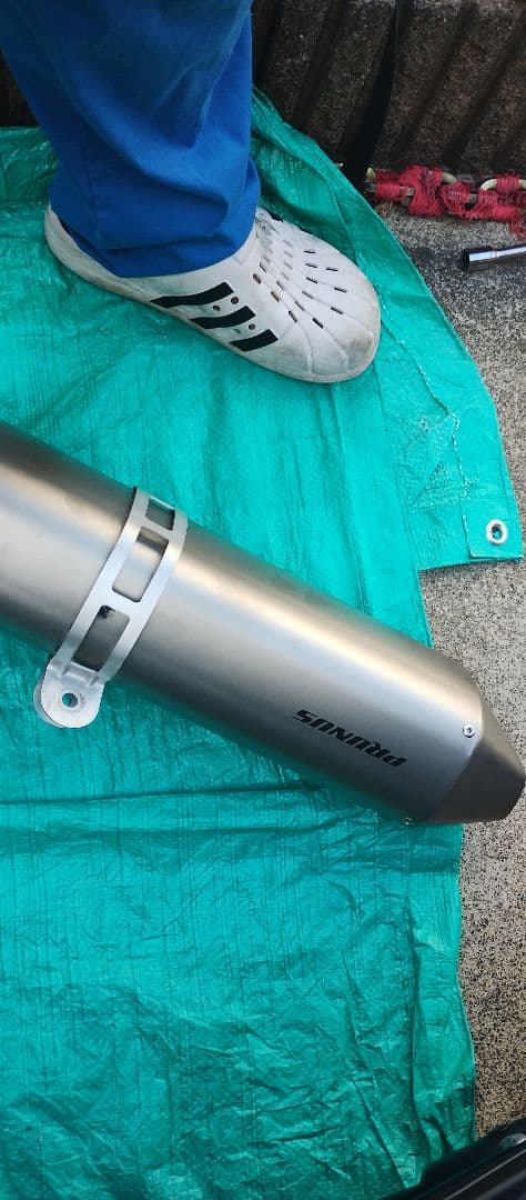 すき家Ｔ-MAX530SJ12J ＰＲＵＮＵＳマフラー　フルエキ