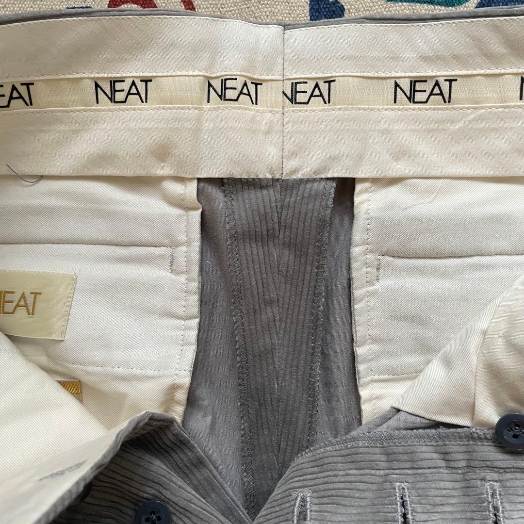 【美品】NEAT コーデュロイ　ワイドテーパード 44
