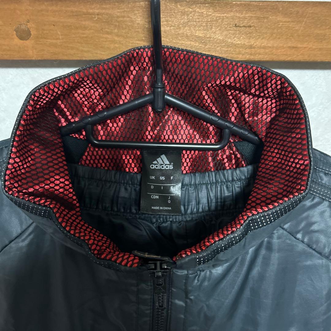 adidas 軽量・保温ウォーマー セットアップ O（XL）/ガンメタリック