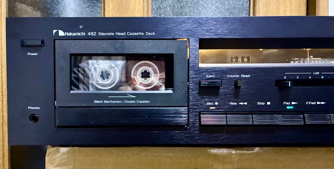 【フルメンテ済、完動・美品】Nakamichi　482 ナカミチ