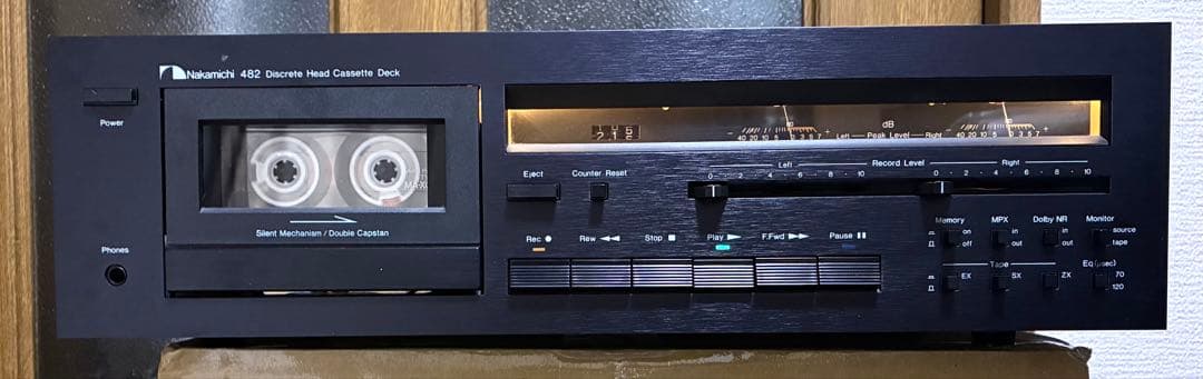 【フルメンテ済、完動・美品】Nakamichi　482 ナカミチ