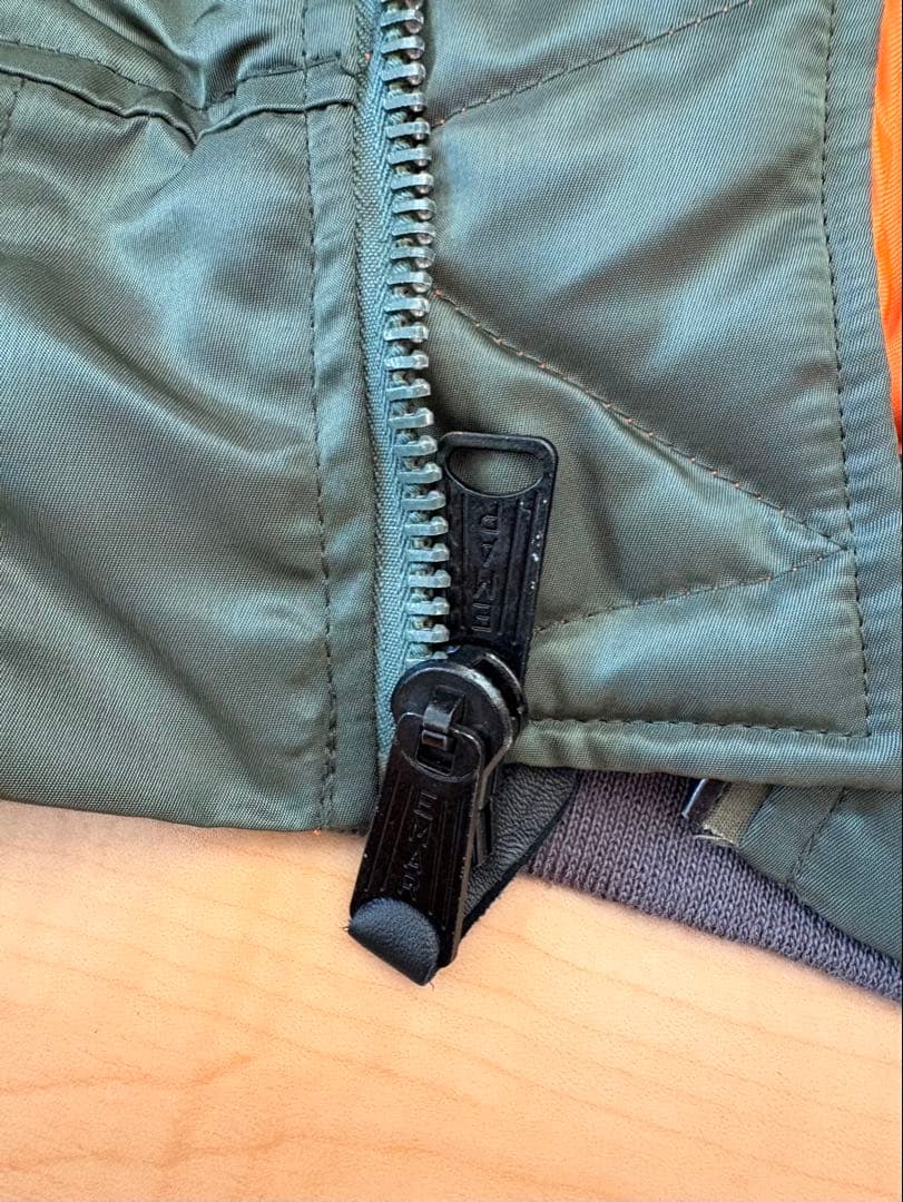 週末値段【デッドストック】90s GREENBRIER MA-1 USA製 L