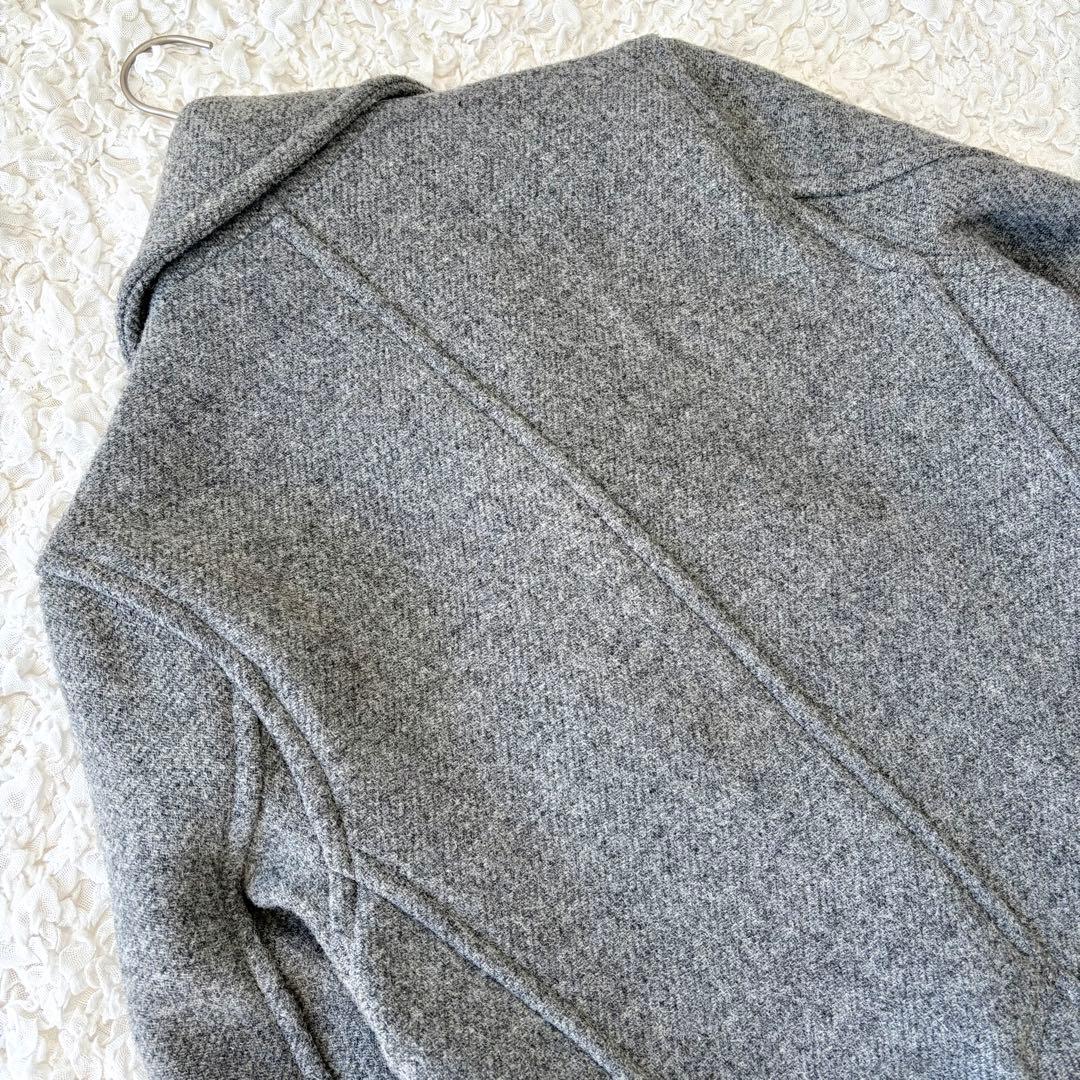 MHL. エムエイチエル ウール Pコート ダブルブレスト