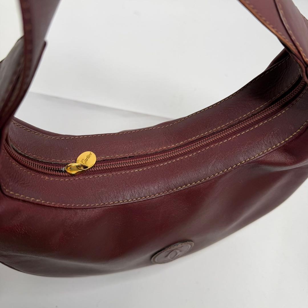 【美品✨️極希少】カルティエ ワンショルダー ハーフムーン マストライン