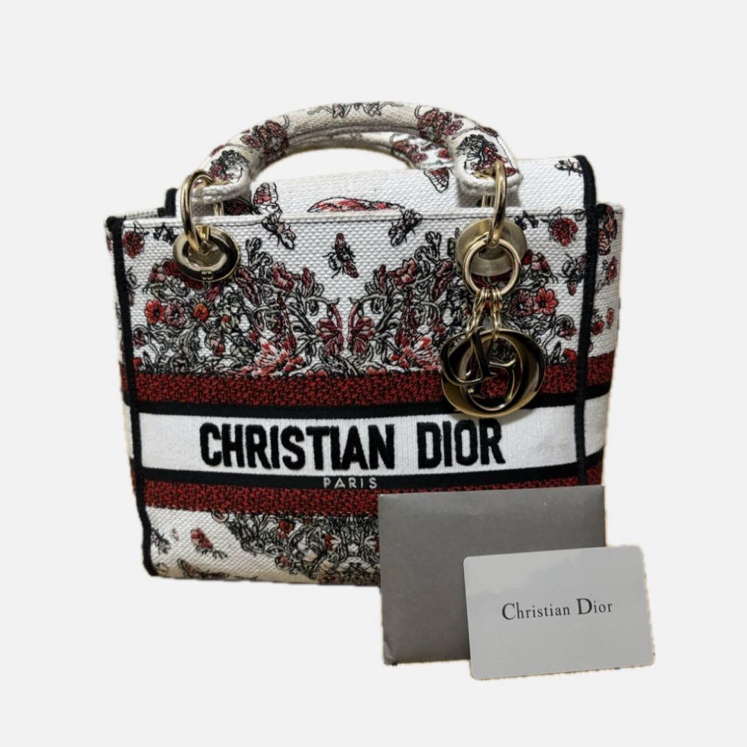 Christian Dior 刺繍デザイン ハンドバッグ