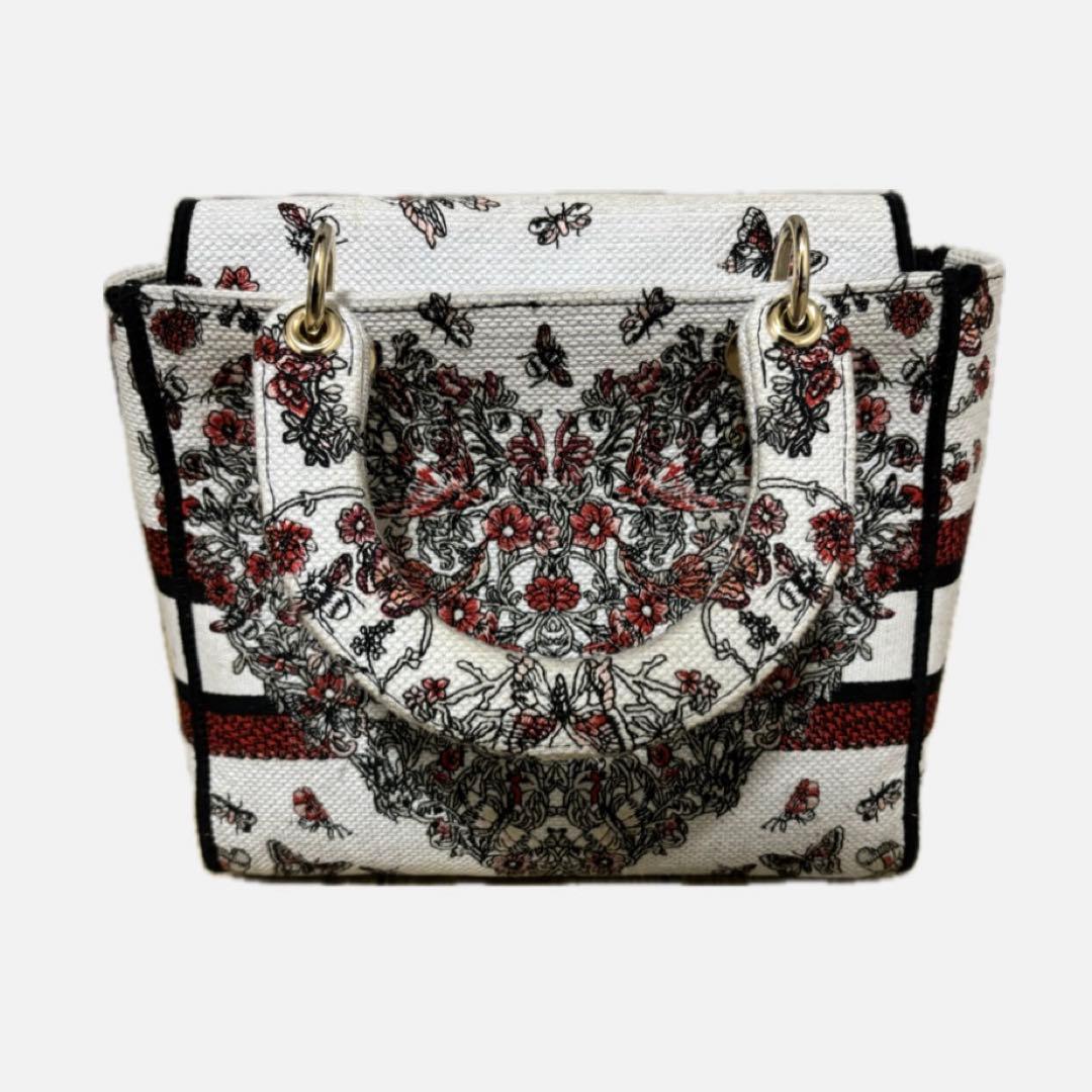 Christian Dior 刺繍デザイン ハンドバッグ