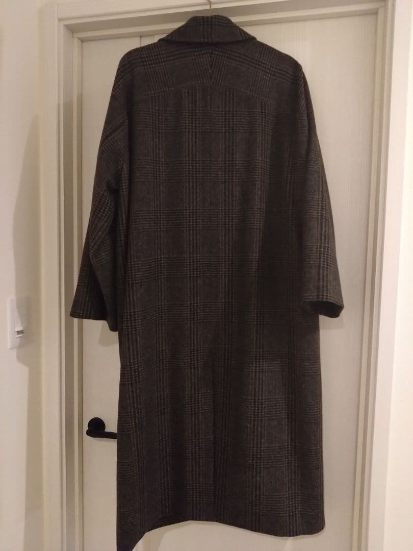 Le Melange チェック柄ロングコート