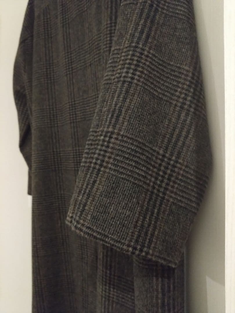 Le Melange チェック柄ロングコート