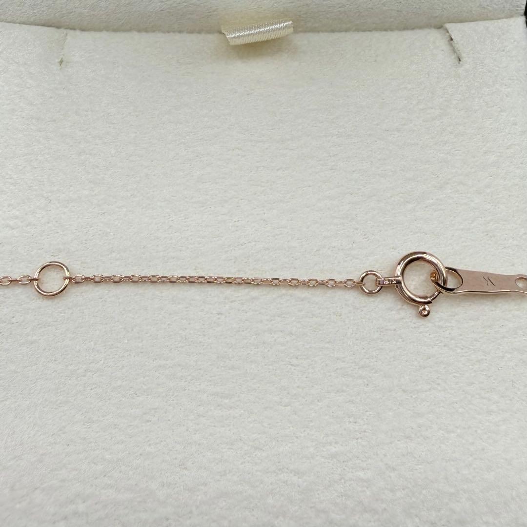 【新品同様】 ヴァンドーム青山 K18 ダイヤ0.22ct グレース ネックレス