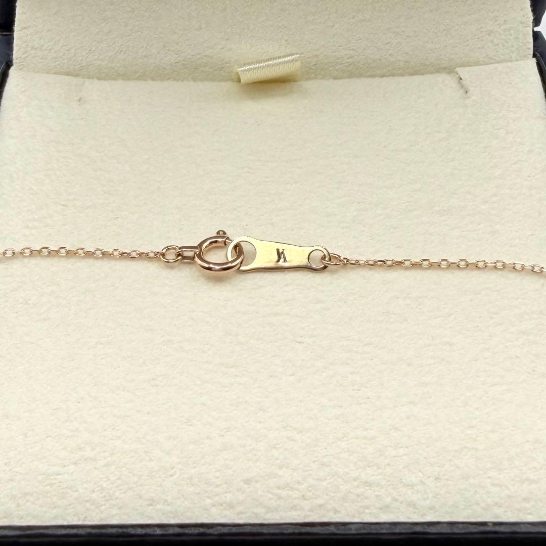 【新品同様】 ヴァンドーム青山 K18 ダイヤ0.22ct グレース ネックレス