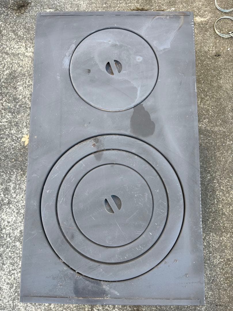 新保製作所3面窓付き薪ストーブFIRESIDE 煙突横出しオプションセット