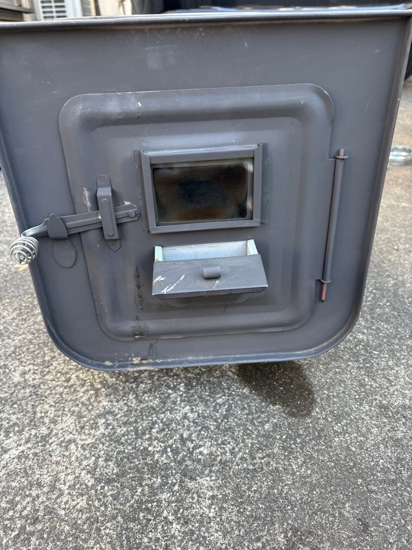 新保製作所3面窓付き薪ストーブFIRESIDE 煙突横出しオプションセット