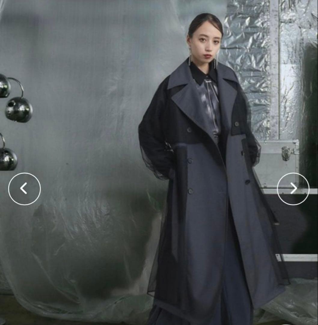 HARE カットオフチュールトレンチコート