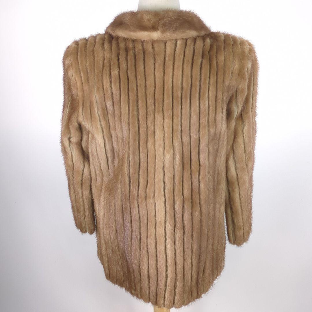 SAGA MINK サガミンク 金サガ 毛皮 ベージュ 毛皮コート 高級品 美品