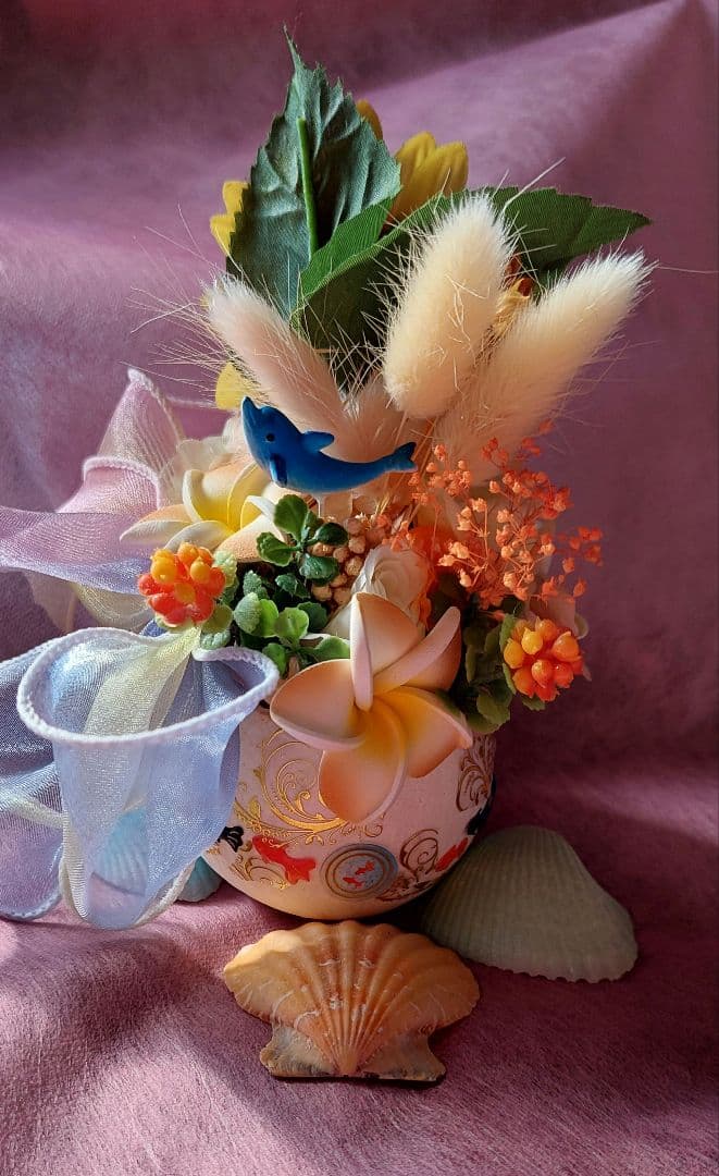 オーダー　まろりん　ハンドメイド　ブッタナッツアレンジ　レジンアクセサリー