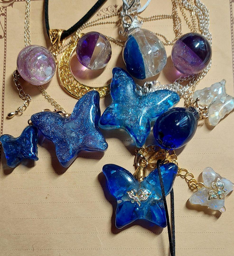 オーダー　まろりん　ハンドメイド　ブッタナッツアレンジ　レジンアクセサリー