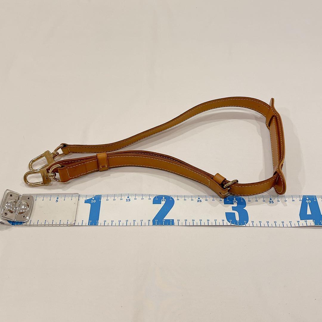 ルイヴィトン　ブラウン　レザーショルダーストラップ