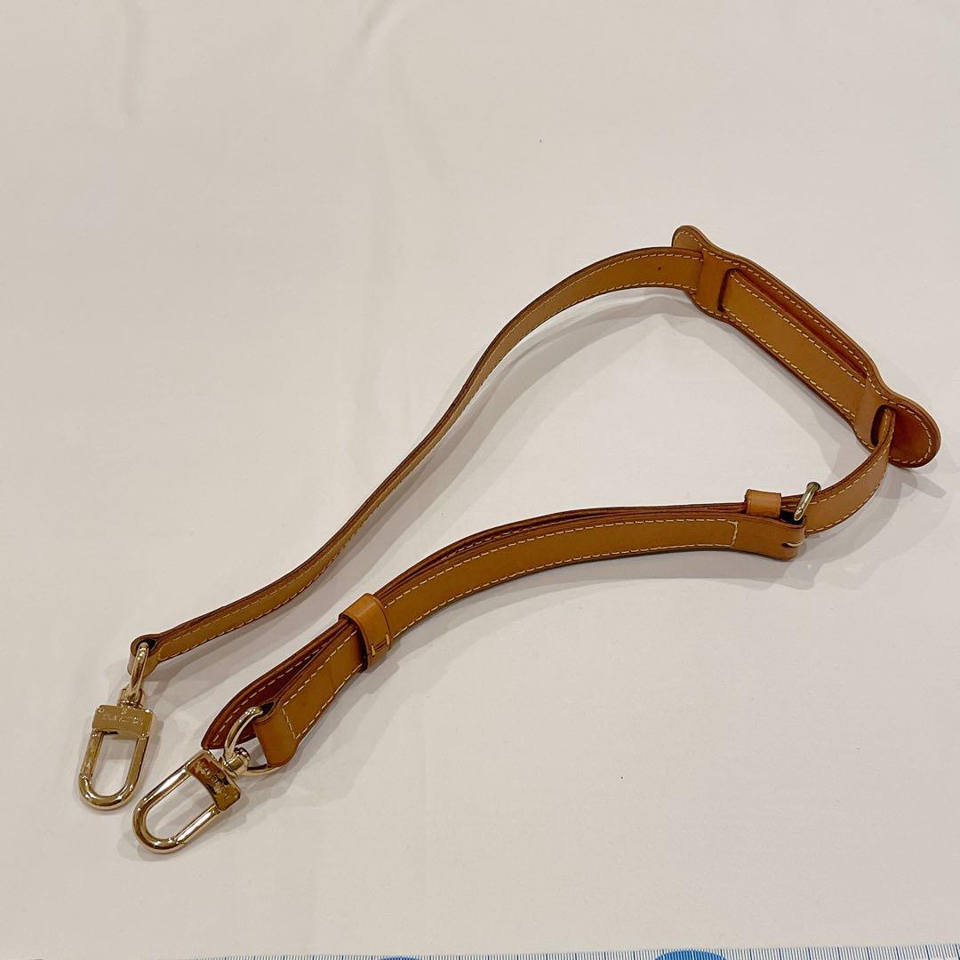 ルイヴィトン　ブラウン　レザーショルダーストラップ