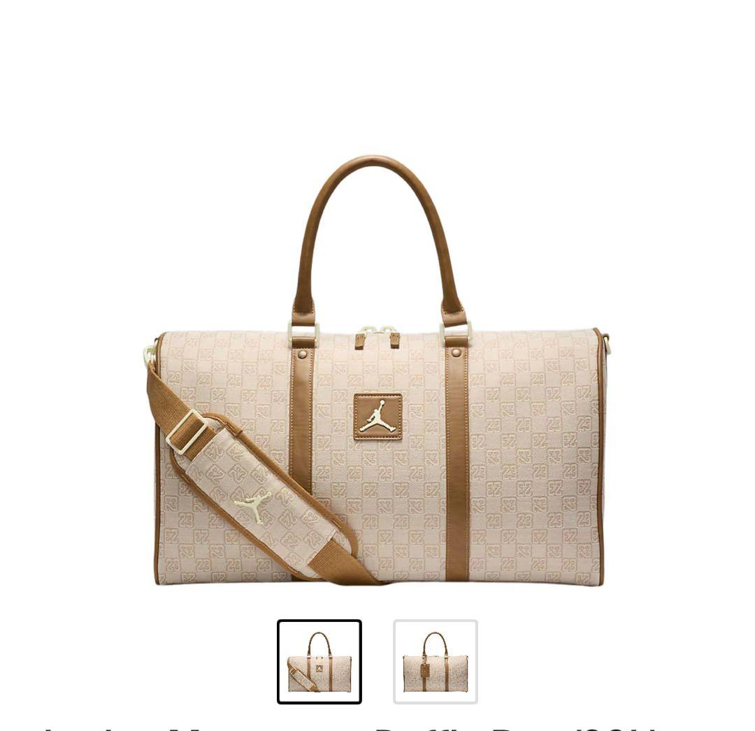 新品 ジョーダン　モノグラム　ダッフル　ココナッツミルク 25L