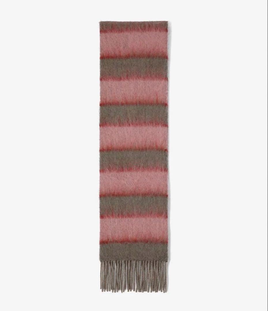 新品同様　MARNI マルニ　モヘア　ウール　マフラー　ストール　ボーダー