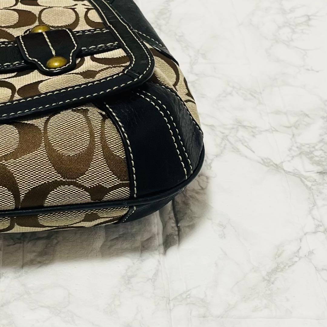 美品　COACH コーチ　レガシー　シグネチャー　ワンショルダー Y2K