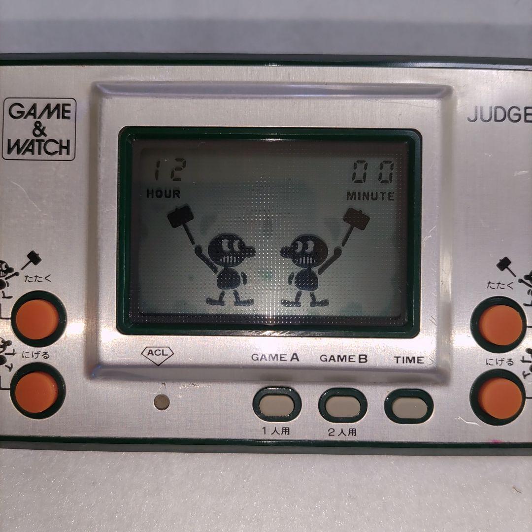 ゲーム＆ウォッチ シルバー　ジャッジ 前期版モスグリーン