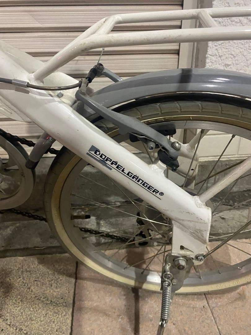ドッペルギャンガー　20インチ 6段変速折り畳み自転車　301@F ホワイト