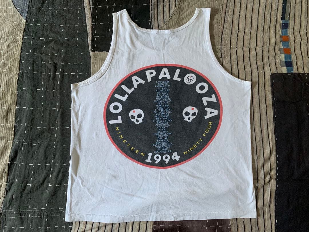 90s 1994 lollapalooza vtg タンクトップ ロラパルーザ