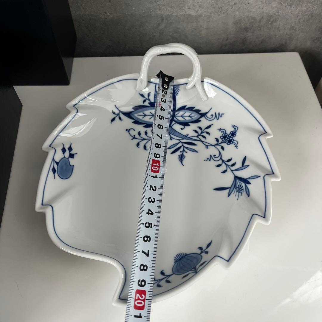 専用　未使用　マイセン　ブルーオニオンスタイル　リーフティッシュ