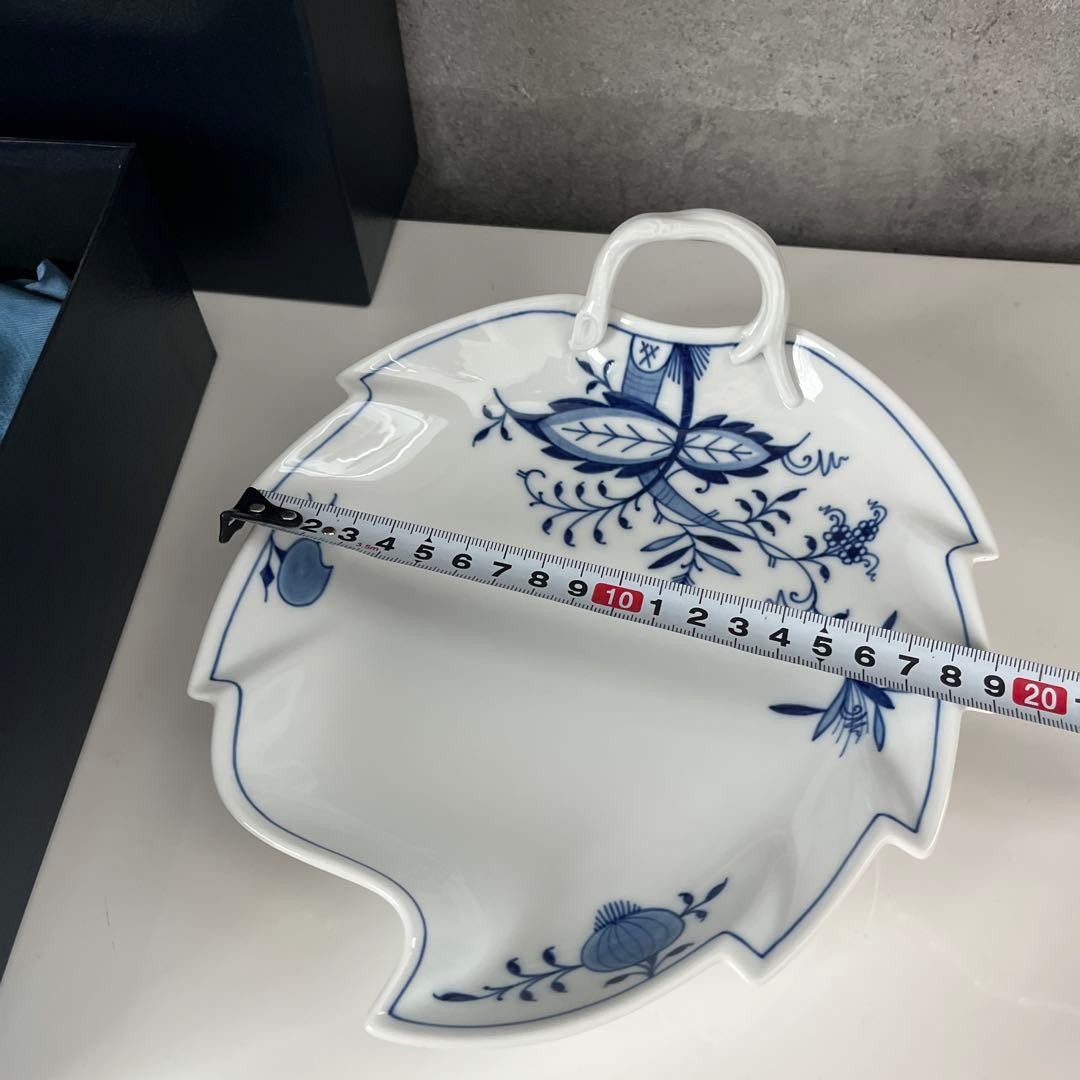 専用　未使用　マイセン　ブルーオニオンスタイル　リーフティッシュ