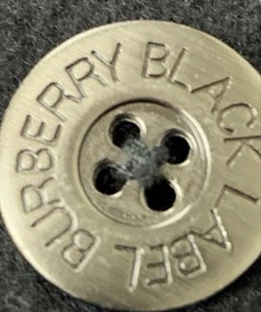 BURBERRY BLACK LABEL アンゴラ混Pコート L