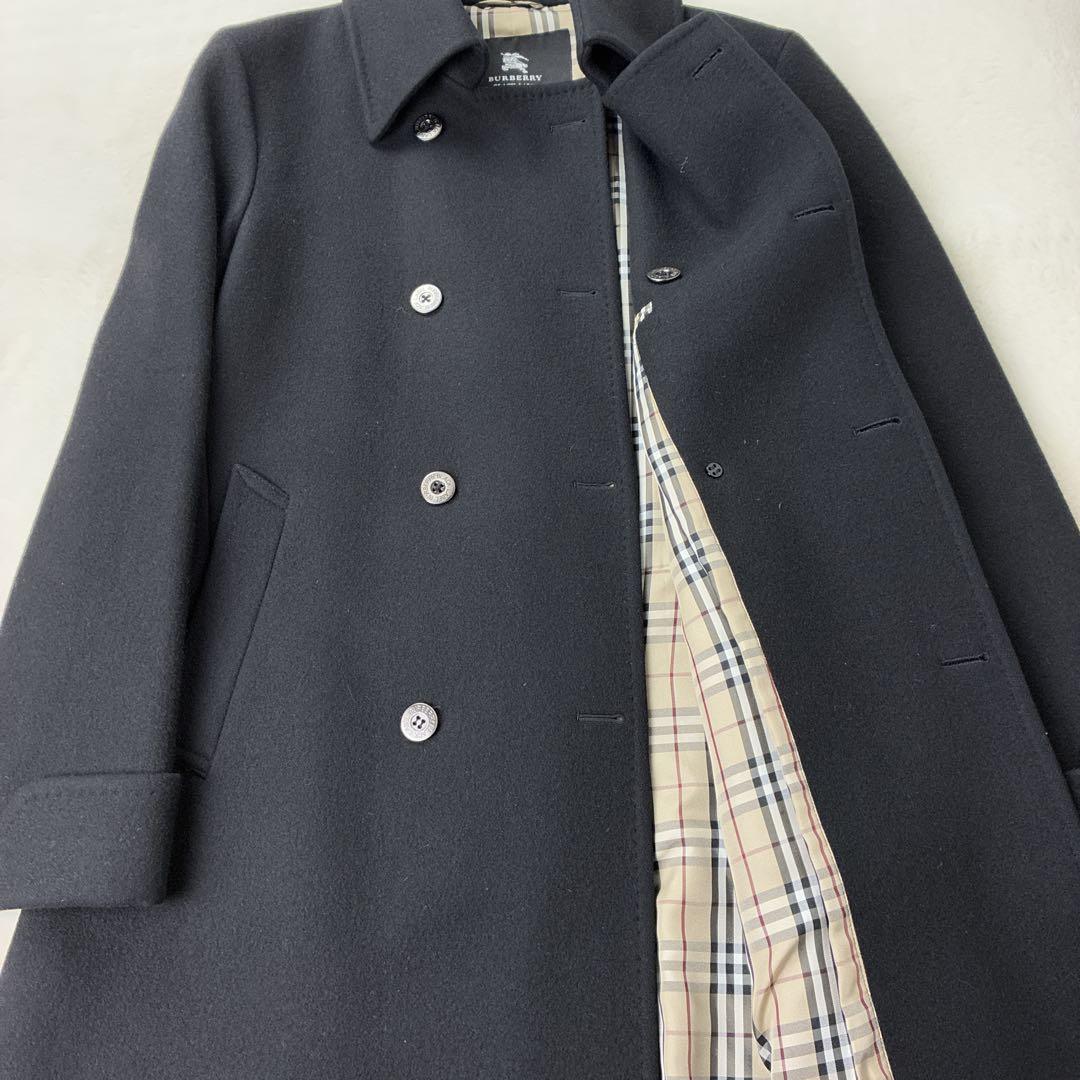 BURBERRY BLACK LABEL アンゴラ混Pコート L