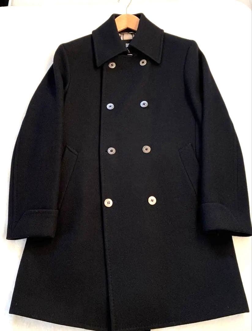 BURBERRY BLACK LABEL アンゴラ混Pコート L
