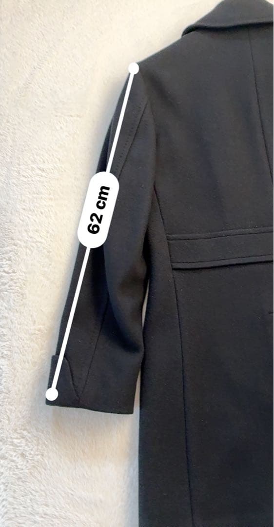 BURBERRY BLACK LABEL アンゴラ混Pコート L