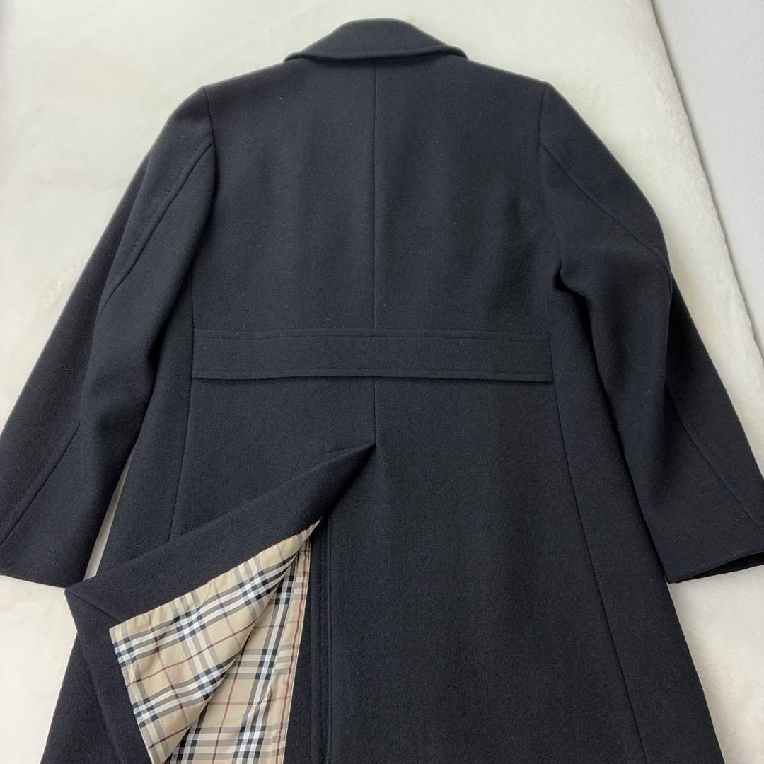 BURBERRY BLACK LABEL アンゴラ混Pコート L