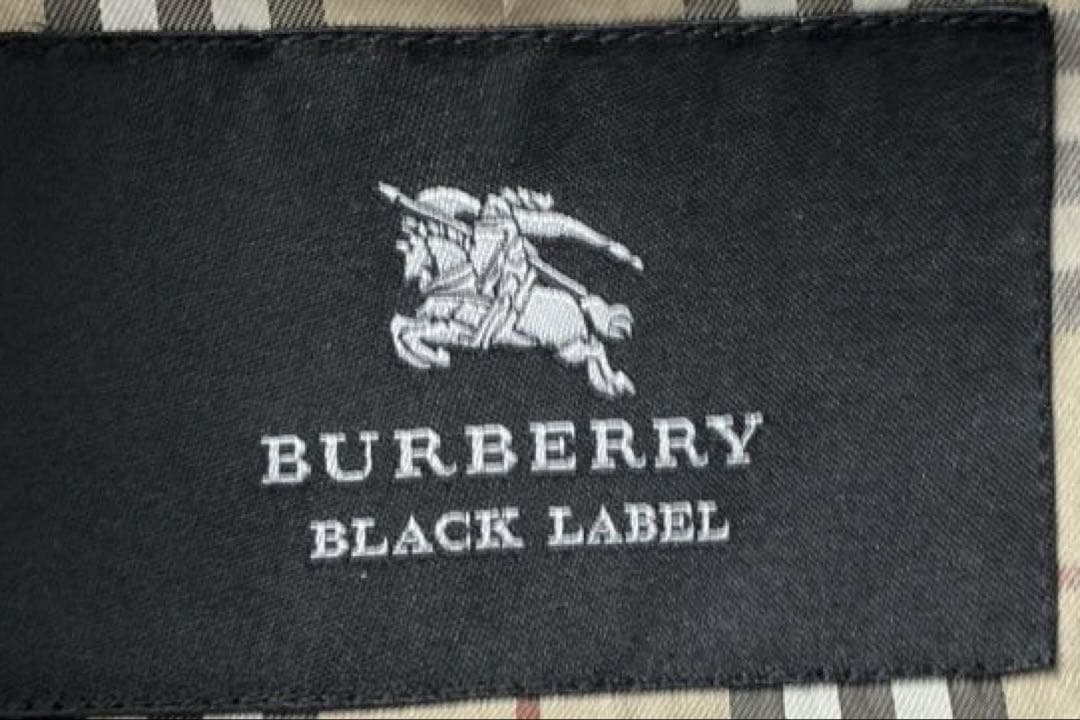 BURBERRY BLACK LABEL アンゴラ混Pコート L