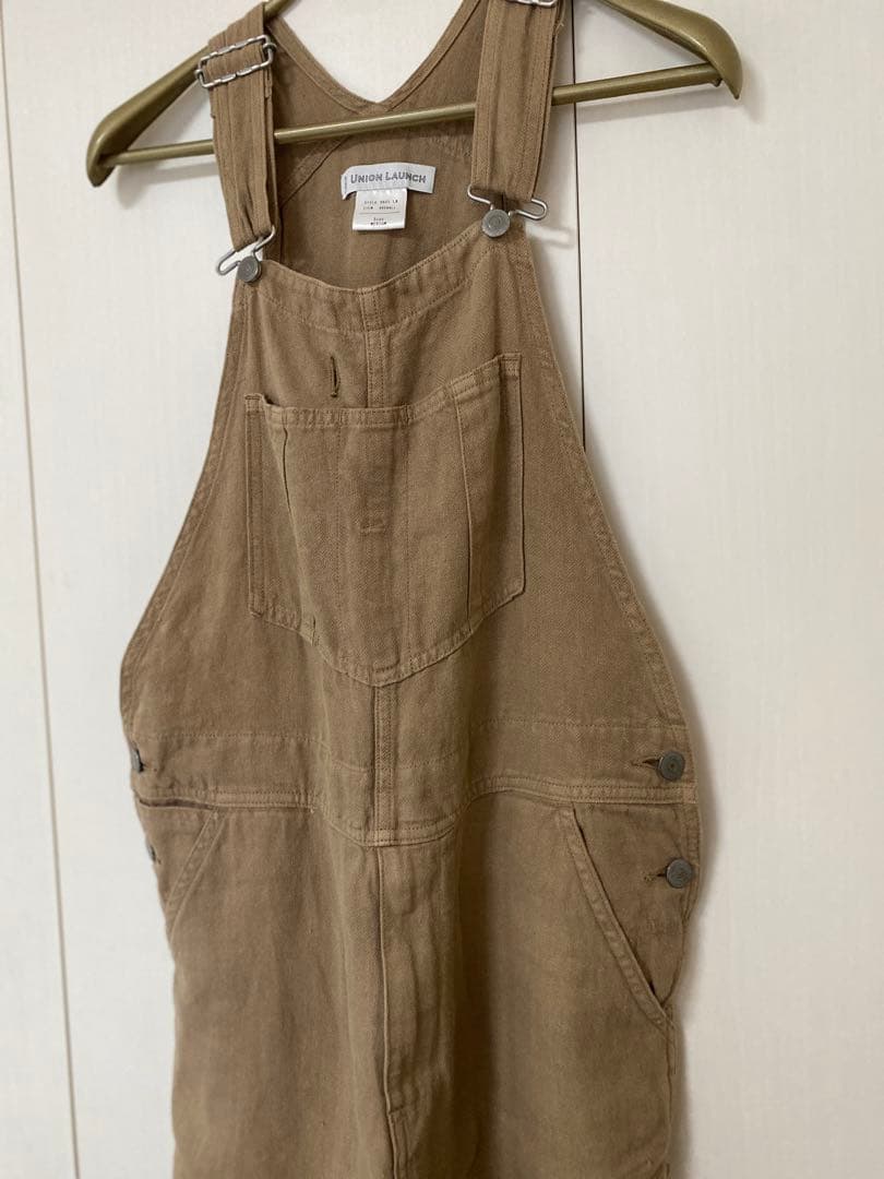 UNION LAUNCH ロンハーマン 別注 リネンオーバーオール