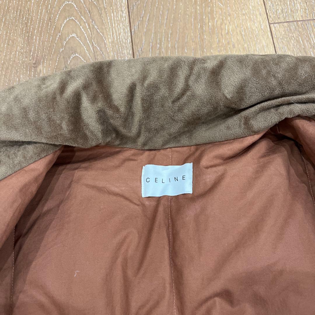 【CELINE】セリーヌ マカダム柄 ダウンベスト西川ダウン 男女兼用