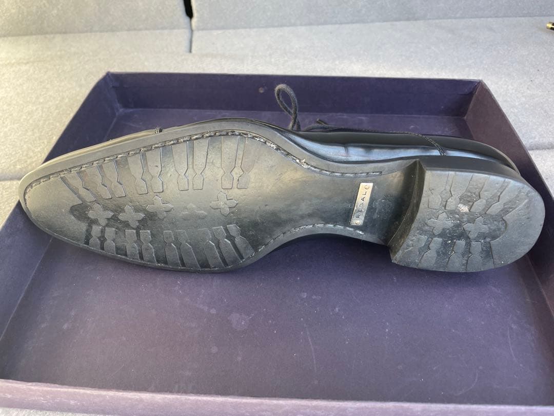 【美品】REGAL リーガル ストレートチップ ブラック 26cm ビジネス