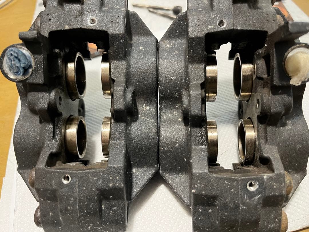 清掃済　ZRX1200 ダエグ DAEG純正トキコブレーキキャリパー☆62mm☆