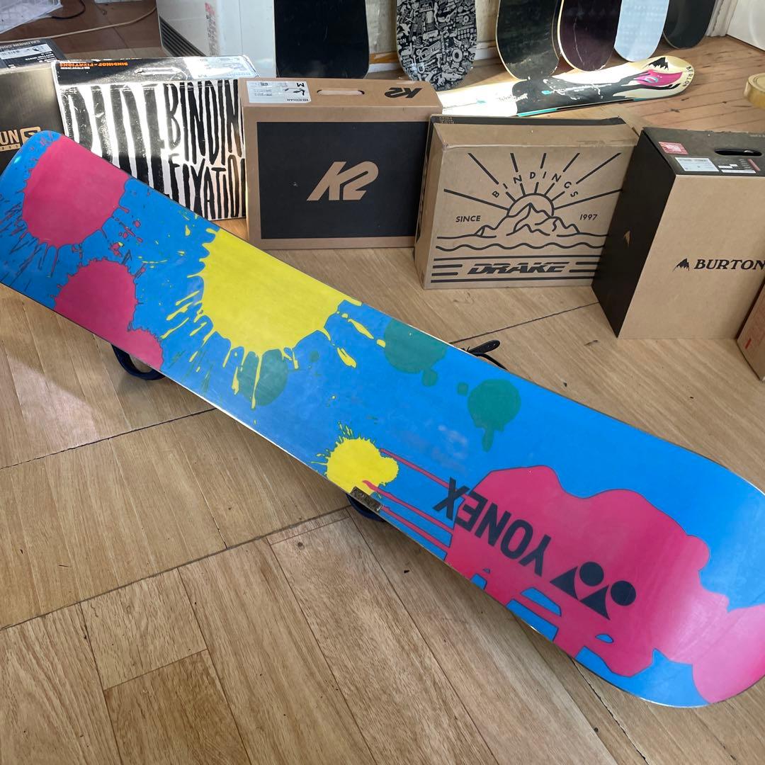 YONEX×FLUX　良質国産　フラックスバイン付スノーボードセット　ヨネックス