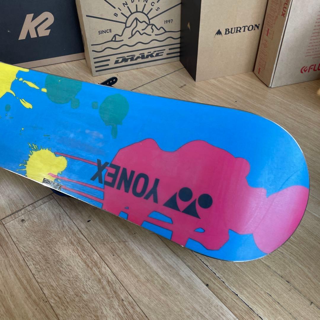 YONEX×FLUX　良質国産　フラックスバイン付スノーボードセット　ヨネックス