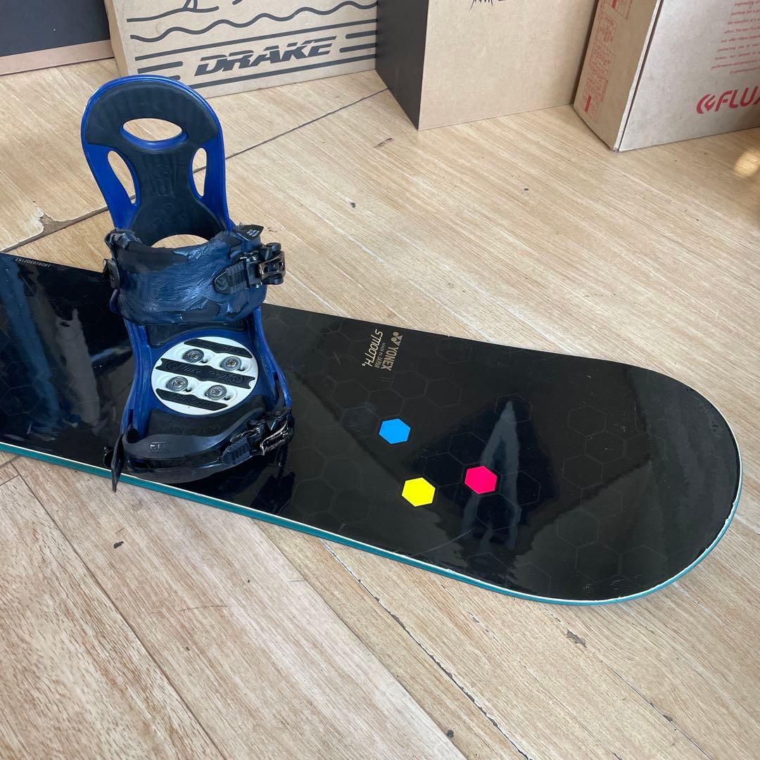 YONEX×FLUX　良質国産　フラックスバイン付スノーボードセット　ヨネックス