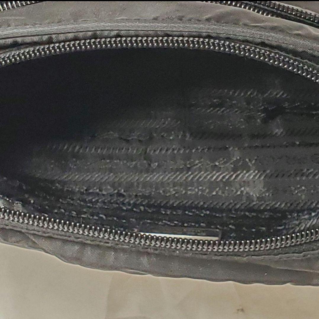 美品✨PRADA ブラック ナイロン ショルダーバッグ カメラバッグ