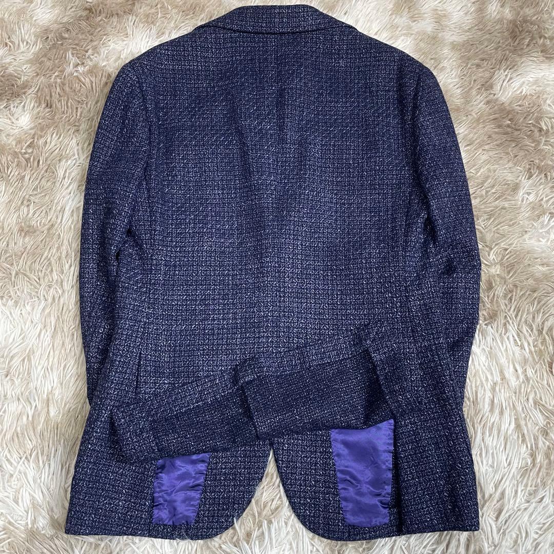 おじさん‼️ブリッラペルイルグースト テーラードジャケット パープル