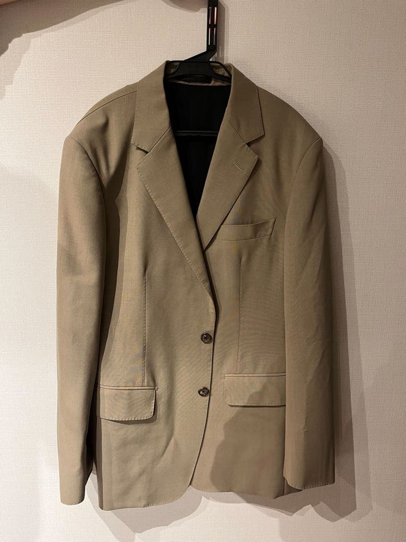 【値下げ　今日だけ】ワコマリア　23ss ドーメル　スーツセット　ベージュ