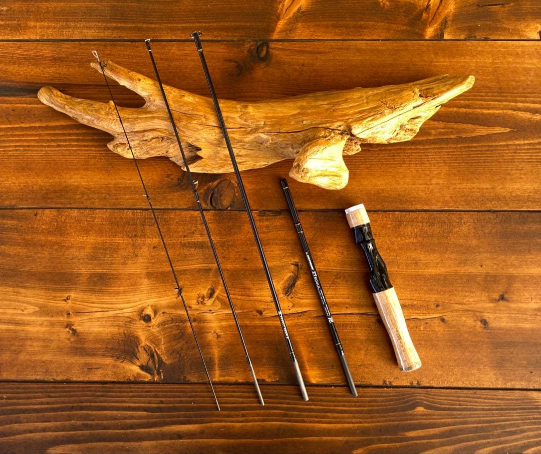 釣り竿セット　トラウトロッド　パックロッド　604UL 523UL 長さ調節可能