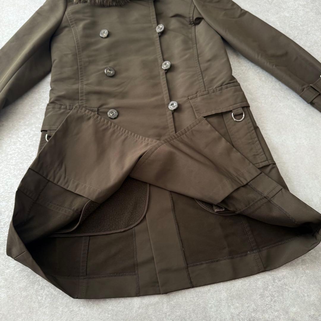 美品 BURBERRY BLUE LABEL トレンチコート ファー ライナー付