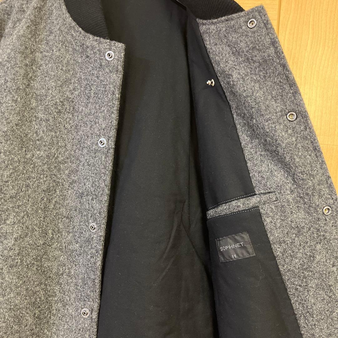SOPHNET ウールレザー スタジャン